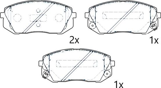 Omnicraft 2675943 - Тормозные колодки, дисковые, комплект autodnr.net