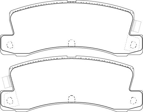 Omnicraft QBR125 - Гальмівні колодки, дискові гальма autocars.com.ua