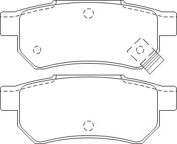 Omnicraft QBR152 - Гальмівні колодки, дискові гальма autocars.com.ua