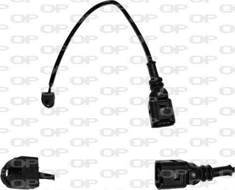 Open Parts AK3104.00 - Сигналізатор, знос гальмівних колодок autocars.com.ua