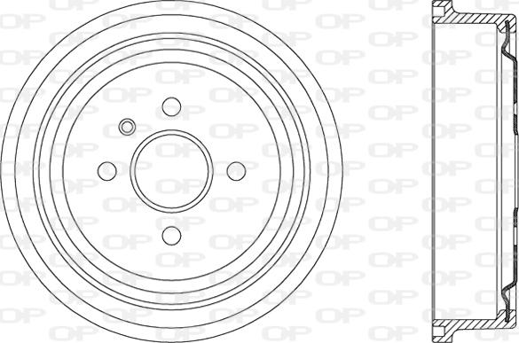 Open Parts BAD9037.20 - Гальмівний барабан autocars.com.ua