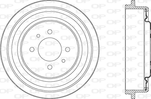 Open Parts BAD9042.20 - Гальмівний барабан autocars.com.ua