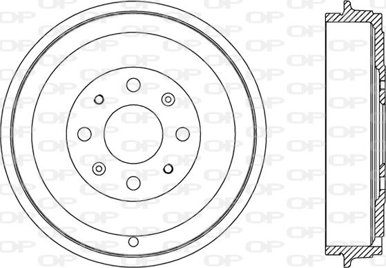 Open Parts BAD9066.10 - Гальмівний барабан autocars.com.ua