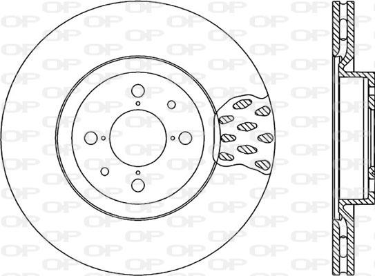 Open Parts BDR1016.20 - Гальмівний диск autocars.com.ua