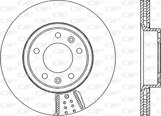 Open Parts BDA1109.20 - Гальмівний диск autocars.com.ua