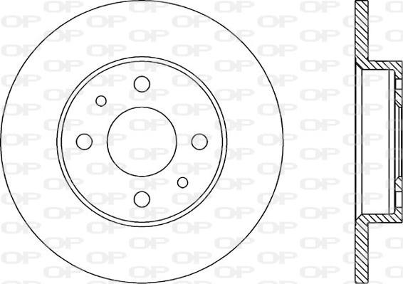 Open Parts BDR1144.10 - Гальмівний диск autocars.com.ua