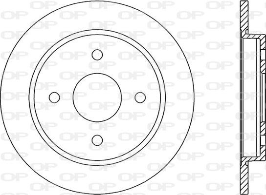 Open Parts BDA1165.10 - Тормозной диск autodnr.net