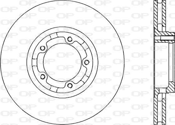 Open Parts BDA1182.20 - Гальмівний диск autocars.com.ua