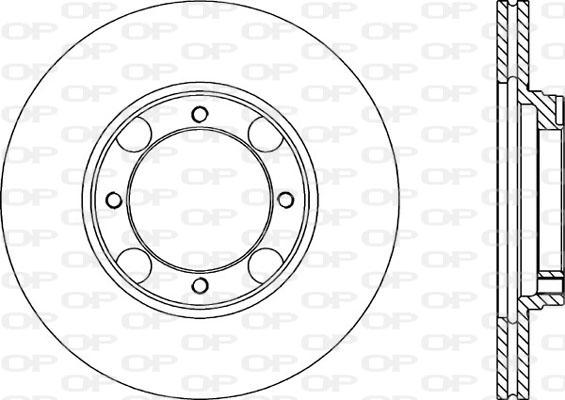 Open Parts BDA1192.20 - Гальмівний диск autocars.com.ua