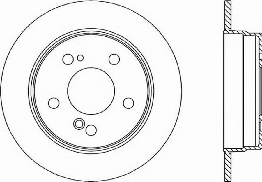 Open Parts BDA1292.10 - Тормозной диск autodnr.net