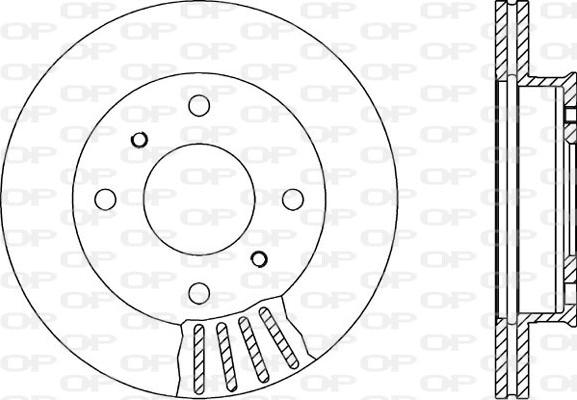 Open Parts BDA1388.20 - Тормозной диск autodnr.net