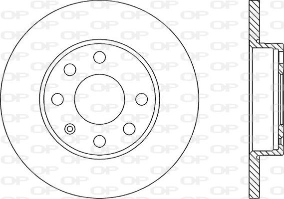 Open Parts BDA1403.10 - Тормозной диск autodnr.net