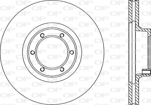 Open Parts BDA1440.20 - Гальмівний диск autocars.com.ua