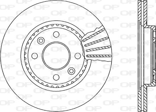 Open Parts BDA1462.20 - Гальмівний диск autocars.com.ua