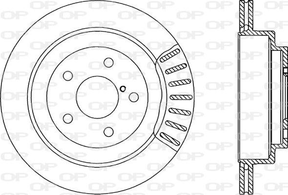 Open Parts BDA1494.20 - Тормозной диск autodnr.net