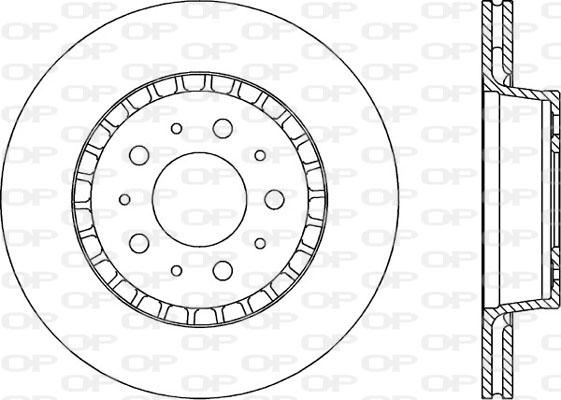 Open Parts BDA1608.20 - Тормозной диск autodnr.net