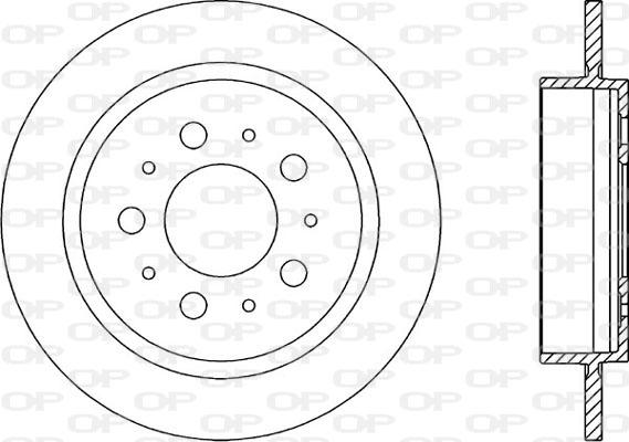 Open Parts BDA1612.10 - Тормозной диск autodnr.net