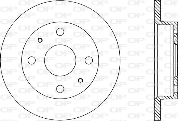 Open Parts BDA1762.10 - Гальмівний диск autocars.com.ua