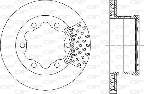 Open Parts BDA1786.20 - Гальмівний диск autocars.com.ua