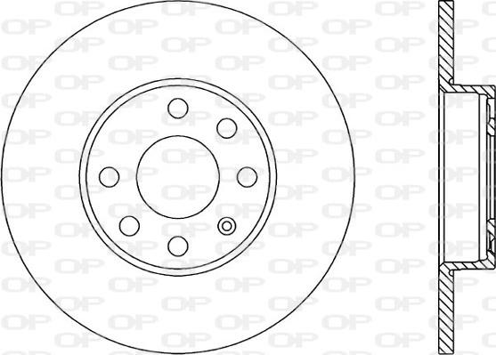 Open Parts BDR1806.10 - Гальмівний диск autocars.com.ua