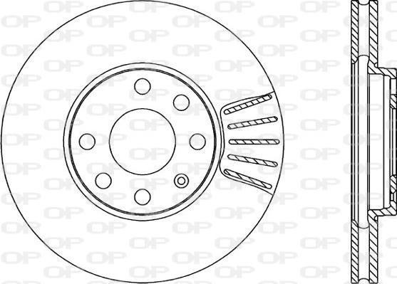 Open Parts BDA1807.20 - Гальмівний диск autocars.com.ua