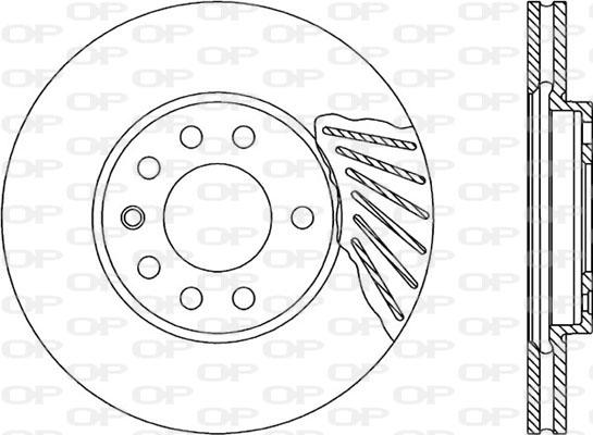 Open Parts BDR1808.20 - Гальмівний диск autocars.com.ua