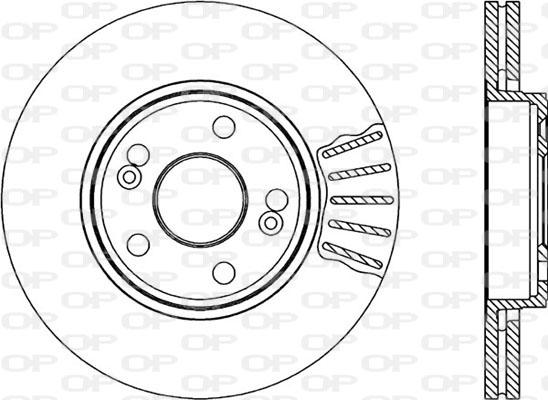 Open Parts BDA1816.20 - Гальмівний диск autocars.com.ua