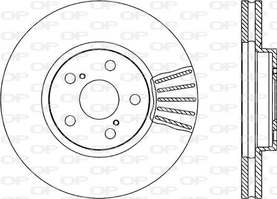 Open Parts BDR1829.20 - Гальмівний диск autocars.com.ua