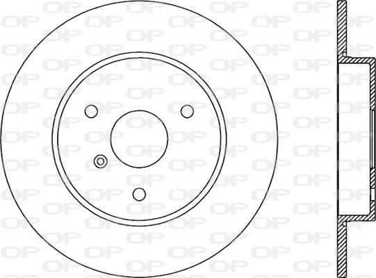 Open Parts BDA1864.10 - Гальмівний диск autocars.com.ua