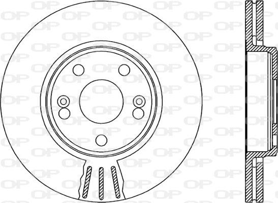 Open Parts BDA1879.20 - Гальмівний диск autocars.com.ua