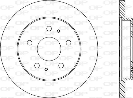 Open Parts BDA1920.10 - Гальмівний диск autocars.com.ua