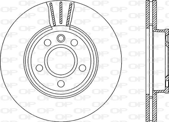 Open Parts BDR1937.20 - Гальмівний диск autocars.com.ua