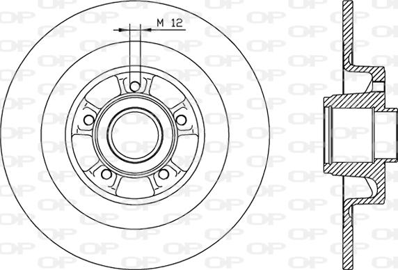 Open Parts BDA1962.10 - Тормозной диск autodnr.net