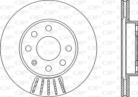 Open Parts BDR1983.20 - Гальмівний диск autocars.com.ua