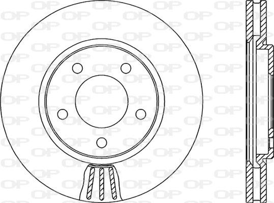 Open Parts BDA2130.20 - Гальмівний диск autocars.com.ua