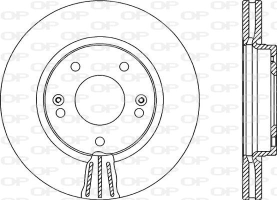 Open Parts BDA2138.20 - Гальмівний диск autocars.com.ua