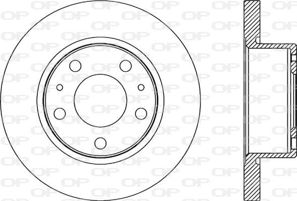 DJ Parts BD1477 - Гальмівний диск autocars.com.ua