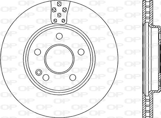 Open Parts BDA2190.20 - Гальмівний диск autocars.com.ua