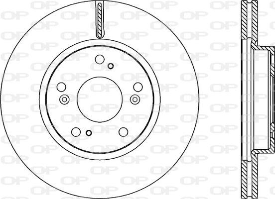 Open Parts BDA2218.20 - Гальмівний диск autocars.com.ua