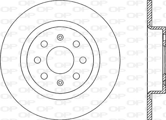 Open Parts BDA2249.10 - Гальмівний диск autocars.com.ua