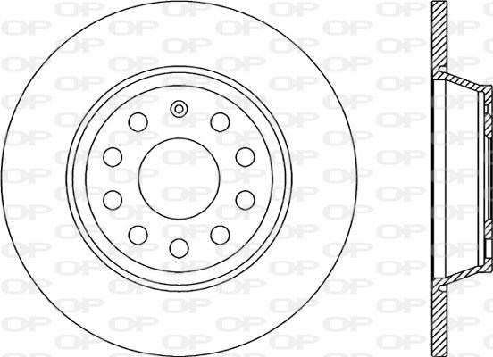 Open Parts BDR2263.10 - Гальмівний диск autocars.com.ua