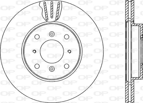 Open Parts BDA2265.20 - Тормозной диск autodnr.net