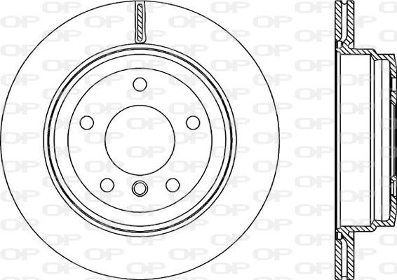 Open Parts BDA2278.20 - Гальмівний диск autocars.com.ua