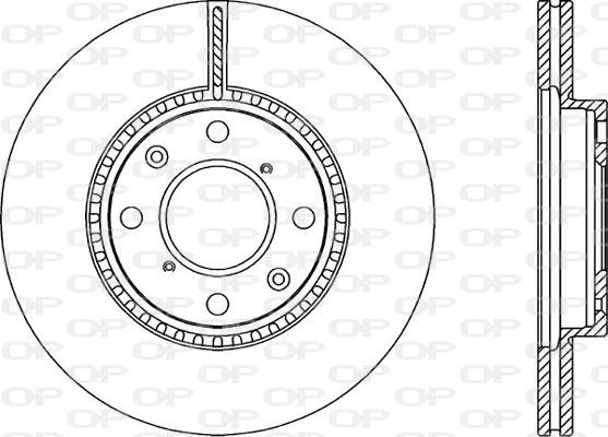 Open Parts BDR2283.20 - Гальмівний диск autocars.com.ua