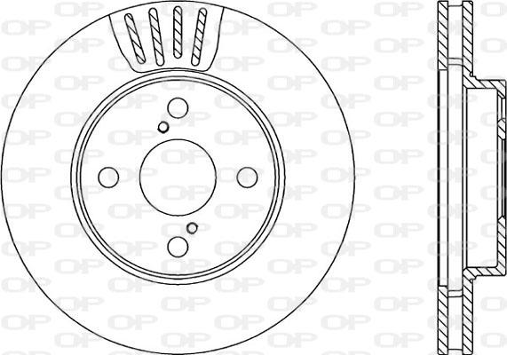 Open Parts BDA2292.20 - Гальмівний диск autocars.com.ua