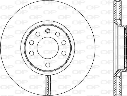 Open Parts BDA2301.20 - Гальмівний диск autocars.com.ua