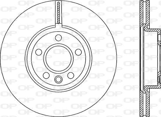 Open Parts BDR2302.20 - Гальмівний диск autocars.com.ua