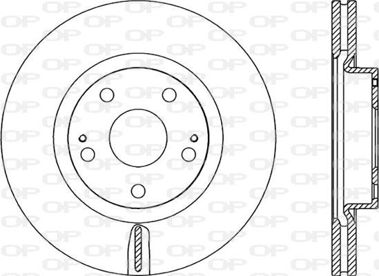 Open Parts BDA2318.20 - Гальмівний диск autocars.com.ua