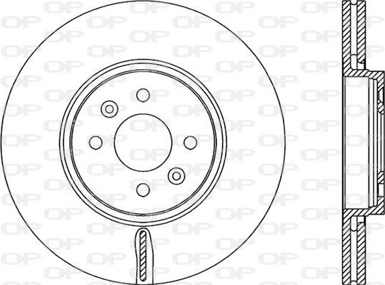 Open Parts BDA2321.20 - Гальмівний диск autocars.com.ua