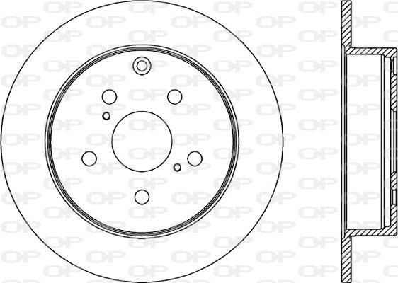 Open Parts BDA2340.10 - Гальмівний диск autocars.com.ua